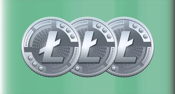 Webvirtual Currency Logo Bilder Auf Einem Bunten Hintergrund — Stockfoto