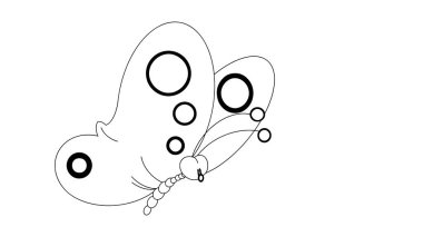 Beyaz arka planda kelebek çizimleri. resimlerComment.