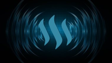 Saygın sanal para birimi görüntüleri. 3d çizimler