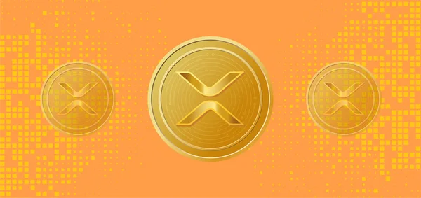 Ripple Virtual Currency Logo Abstract Background Illustrations - Stock-foto