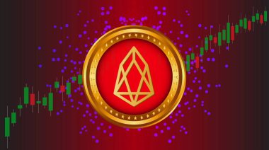 Eos sanal para birimi görünümleri. 3d çizimler.