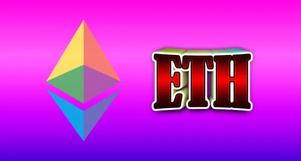 Ethereum Virtuella Valuta Bilder Digital Bakgrund Illustrationer — Stockfoto