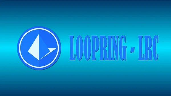 Virtuális Valuta Képek Loopring Illusztrációk — Stock Fotó