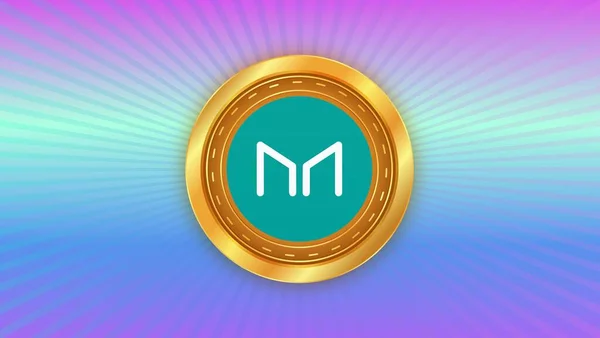 Maker Virtual Currency Images Drawings — 图库照片
