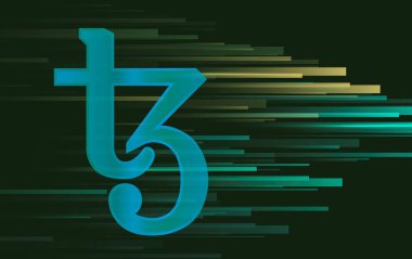 Teos sanal para birimi görüntüleri. 3d çizimler.