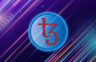 Teos sanal para birimi görüntüleri. 3d çizimler.