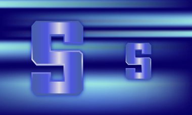 Soyut arkaplanda sanal para birimi logosu var. 3d illüstrasyon.