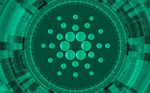 Cardano Virtuele Valuta Beelden Illustraties — Stockfoto