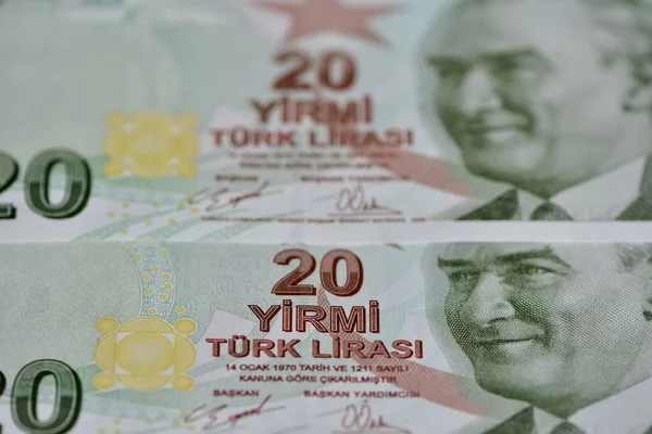 Februar 2022 Izmir Türkei Fotos Der Türkischen Lira Foto Für — Stockfoto