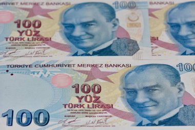 12 Mart 2022 İzmir, hindi. Türk Lirası 'nın fotoğrafları. Fotoğraf haber amaçlıdır.