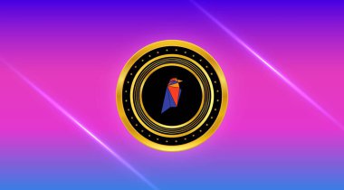 Kuzgun parası sanal para birimi görüntüsü. 3d illüstrasyon