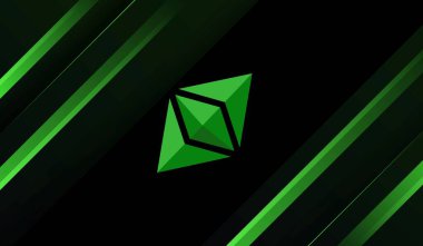 ethereum sanal para birimi görüntüleri. 3d illüstrasyon.