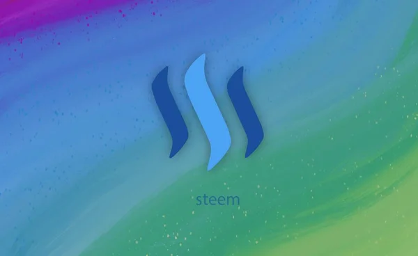Steem Virtual Currency Images Drawings — Stockfoto