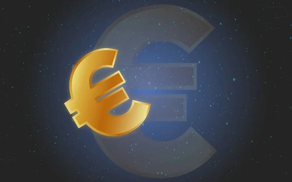 Imagen Del Logotipo Moneda Euro Ilustraciones —  Fotos de Stock