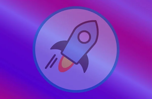 Звездный Виртуальный Валютный Логотип Чертежи — стоковое фото