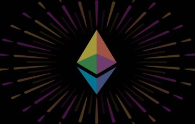 ethereum sanal para birimi görüntüleri. 3d illüstrasyon.