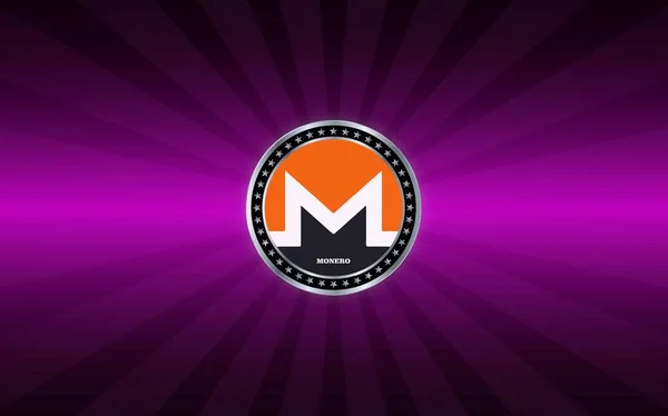 Monero Sanal Para Birimi Görüntüleri Illüstrasyon — Stok fotoğraf