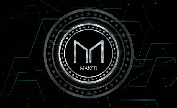 Maker Virtual Currency Images Illustration — Stok fotoğraf