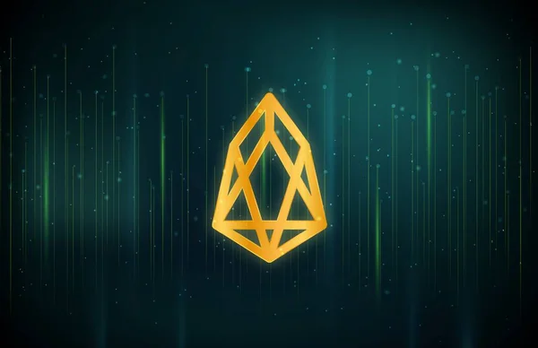 Eos Virtual Currency Images Illustrations — Stock Photo, Image