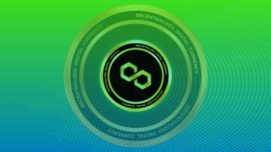 Çokgen sanal para birimi resimleri. 3d çizimler.