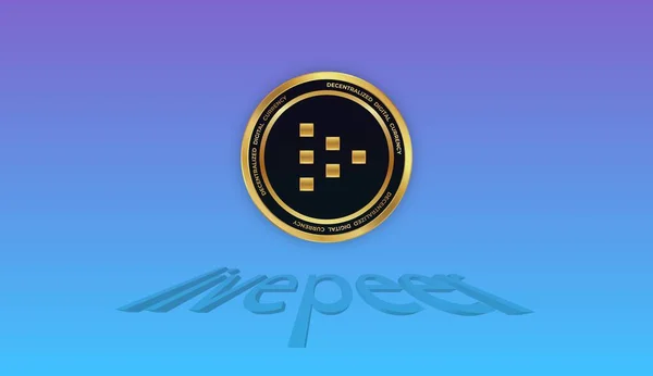 Livepeer Criptovaluta Logo Illustrazione — Foto Stock