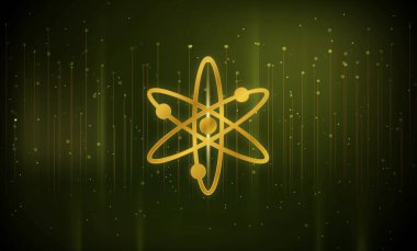 Kozmos sanal para birimi görüntüleri. 3d illüstrasyon.