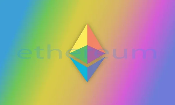 Ethereum Virtuális Valuta Képek Illusztrációk — Stock Fotó