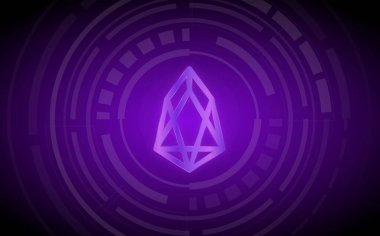 Eos sanal para birimi görüntüleri. 3d illüstrasyon