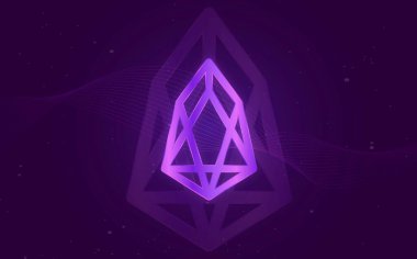 Eos sanal para birimi görüntüleri. 3d illüstrasyon