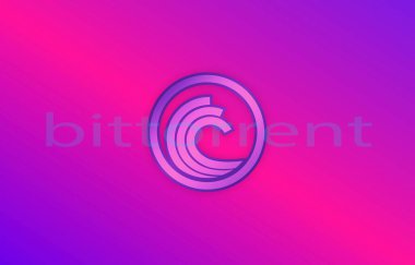 Bitttorrent sanal para birimi resimleri. 3d illüstrasyon