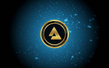 işitsel sanal para birimi görüntüsü. 3d illüstrasyon