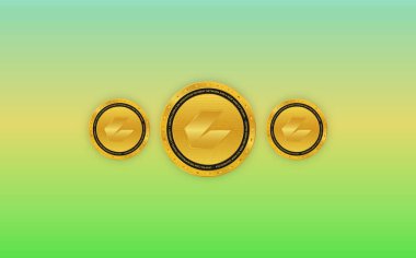 Ceek sanal para birimi görüntüleri. 3d illüstrasyon.