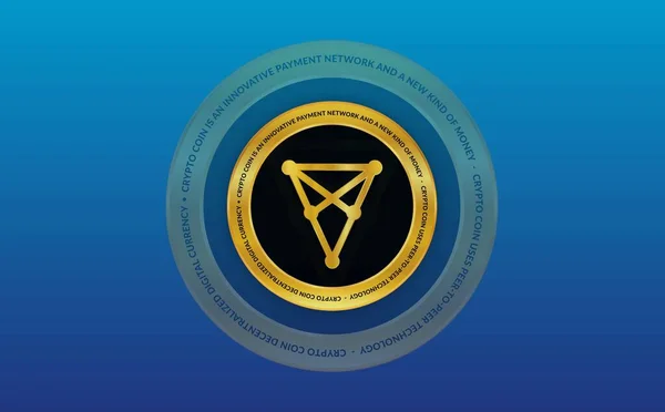 Das Logo Der Virtuellen Währung Chz Zeichnungen — Stockfoto