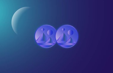 Yerel ve kripto para birimi günlüğü. 3d illüstrasyon.