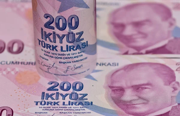 Juli 2022 Izmir Turkije Turkse Lira Foto Redactionele Foto — Stockfoto