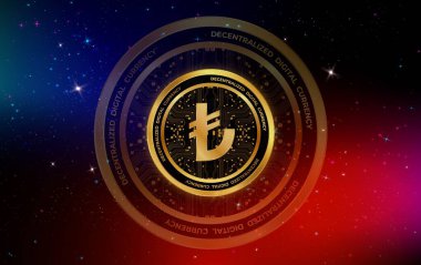 Para birimlerinin logoları. Türk lira logosu. 3d illüstrasyon.