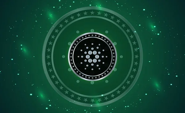 Cardano Virtuele Valuta Beelden Illustraties — Stockfoto