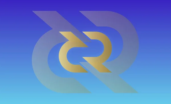 Decred Dcr Coin Virtual Currency Images Illustration — 图库照片