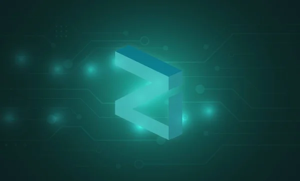 Zilliqa Zil Virtual Currency Images Illustrations — Stok fotoğraf