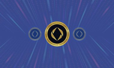 ethereum ad hizmeti sanal para birimi resimleri. 3d illüstrasyon