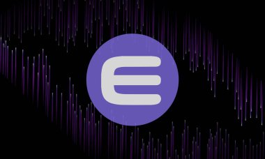 enjin sanal para biriminin dijital arkaplan görüntüsü. 3d illüstrasyon.