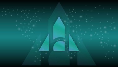   alchemy pay-ach virtual currency images. 3d illustrations.