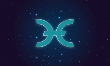 Sanal para biriminin dijital bir arka plandaki görüntüsü. 3d illüstrasyon.