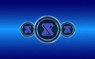 idex virtual currency image. 3d illustrations