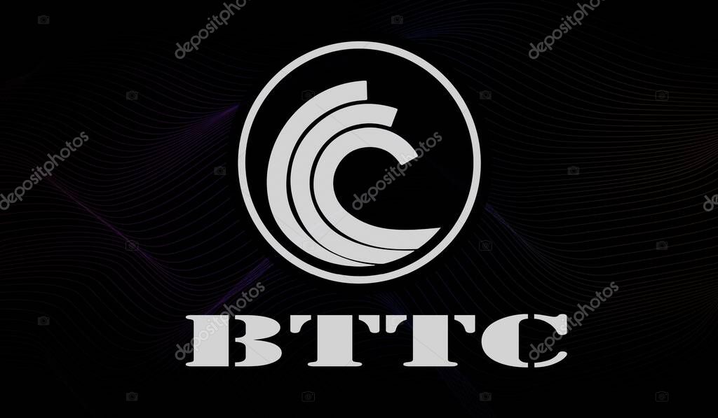 Bittorrent virtual currency images. 3d illustration