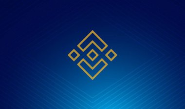 Binance sanal para birimi görüntüleri. 3d illüstrasyon.