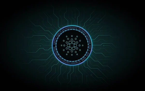 Bild Von Cardano Ada Kryptowährung Illustration — Stockfoto