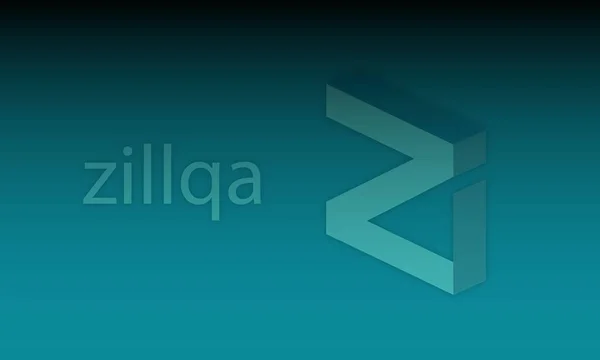 Zilliqa Zil Virtual Currency Images Illustrations — Stockfoto