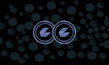 Cece vr-ceek sanal para birimi görüntüleri. 3d illüstrasyon.