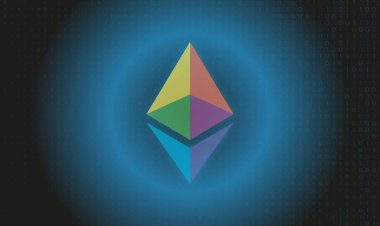 ethereum-eth sanal para birimi resimleri. 3d illüstrasyon.